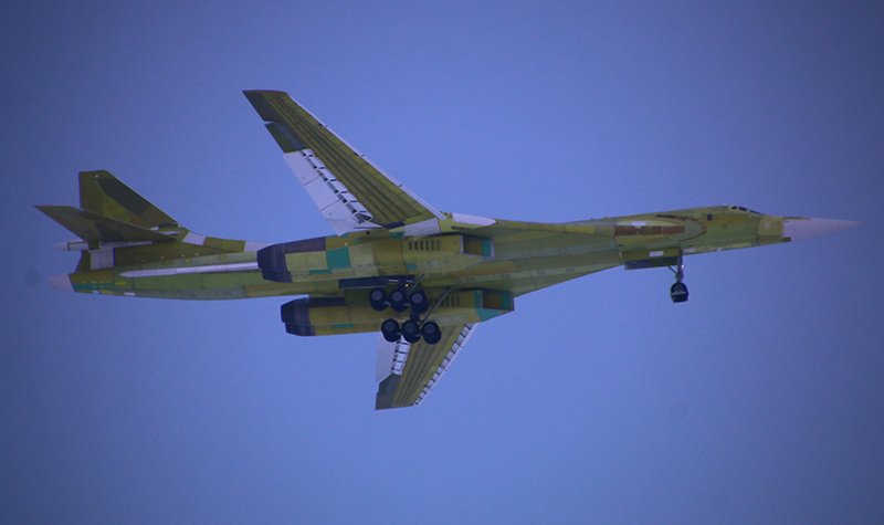 Tu-160M takes off from Kazan