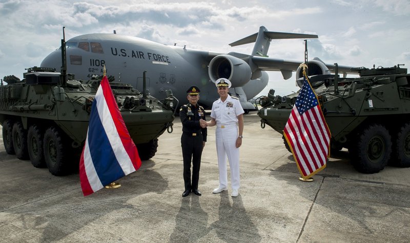 First Strykers hit home in Thailand