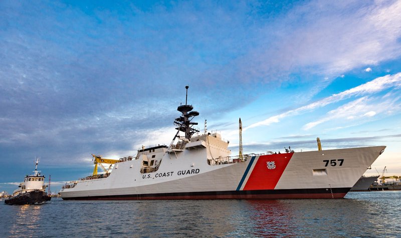 Huntington Ingalls christens NSC Midgett