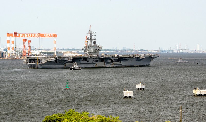 USS Ronald Reagan enters sea trials
