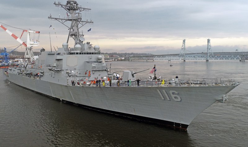 Thomas Hudner completes acceptance trials