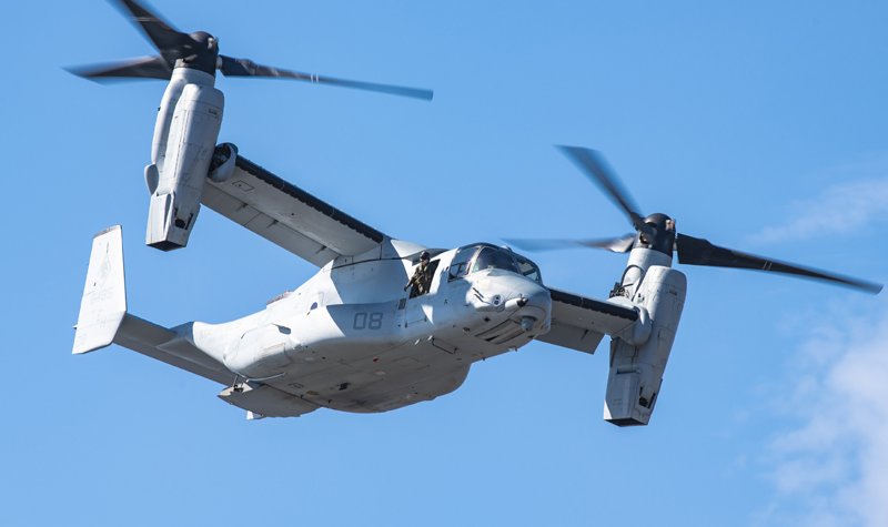 V-22 fleet logs 500,000 flight hours