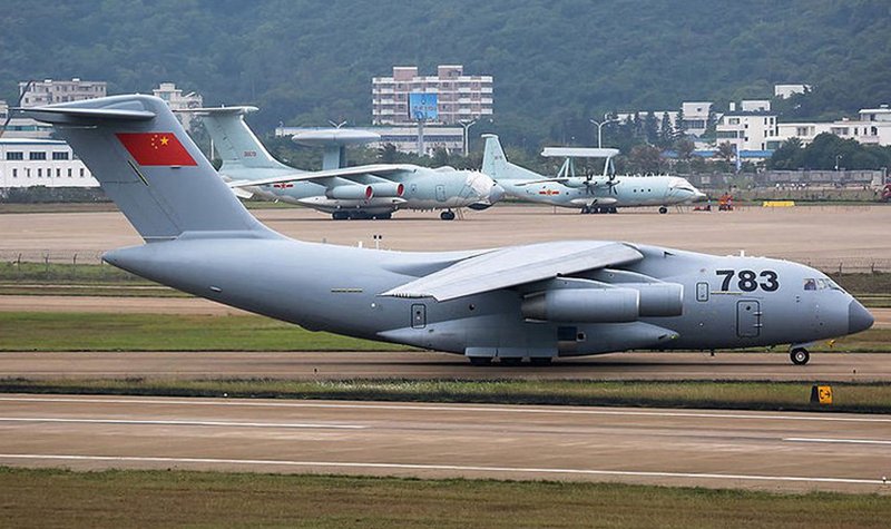 China’s Y-20 conducts air delivery training