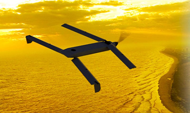 Vector Hawk UAS launched from AUV