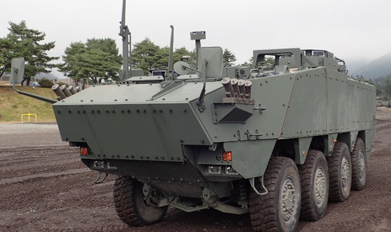 Japan unveils improved 8x8 APC prototype