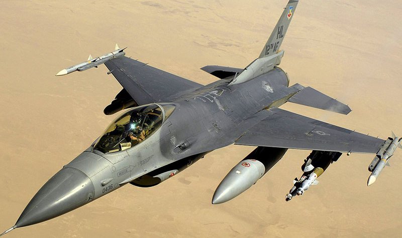 US F-16 crashes near Las Vegas