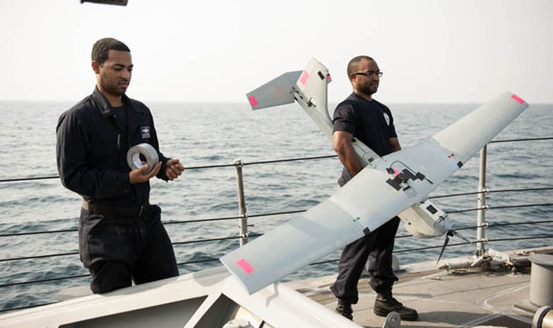 USS Monsoon tests RQ-20A Puma AE