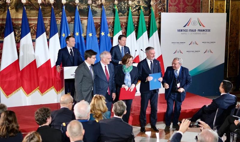 France and Italy sign naval agreement