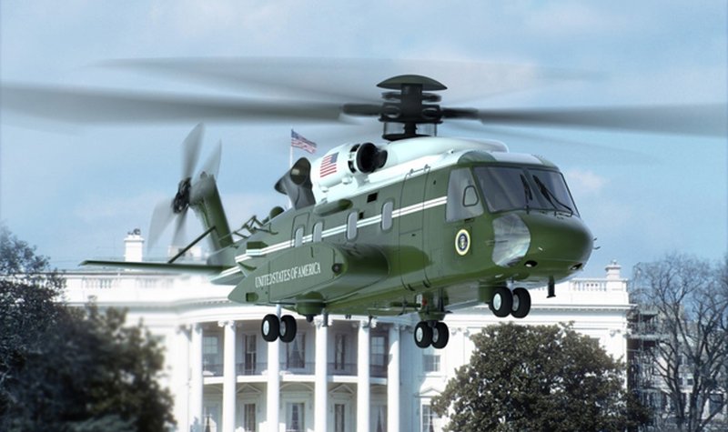 Presidential helicopter VH-92A takes flight
