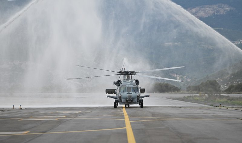 First three MH-60R naval helicopters join Hellenic Navy