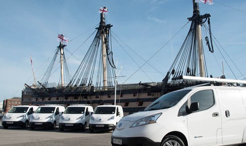 Electric vans for Portsmouth Naval Base