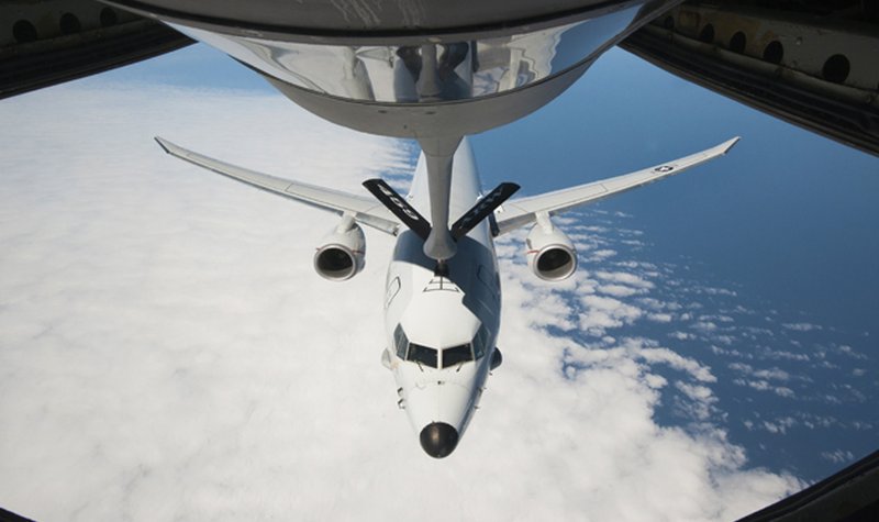 US Navy works on P-8A aerial refuelling