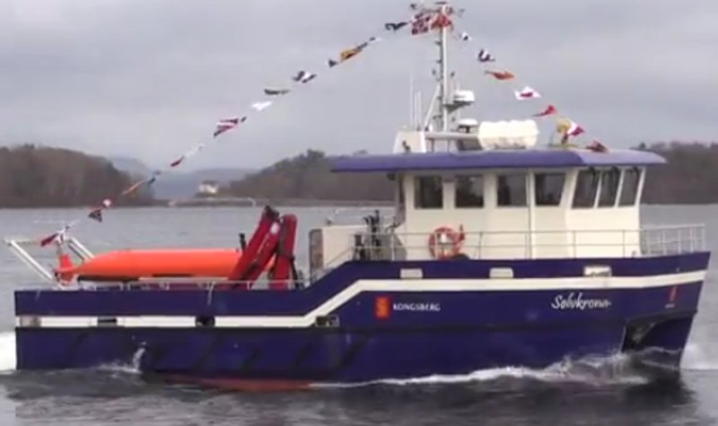 Kongsberg Maritime unveils Sølvkrona vessel