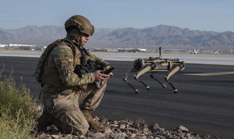 USAF supports testing of AI and robotic dogs