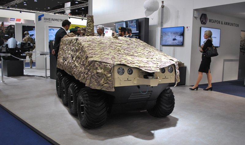 IDEX 2017: Rheinmetall eyes armed UGV market