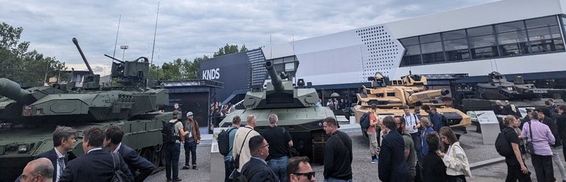 KNDS stand at Eurosatory 2024.